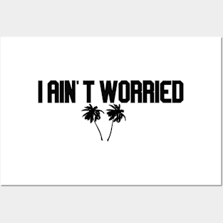i ain't worried with palms Posters and Art
